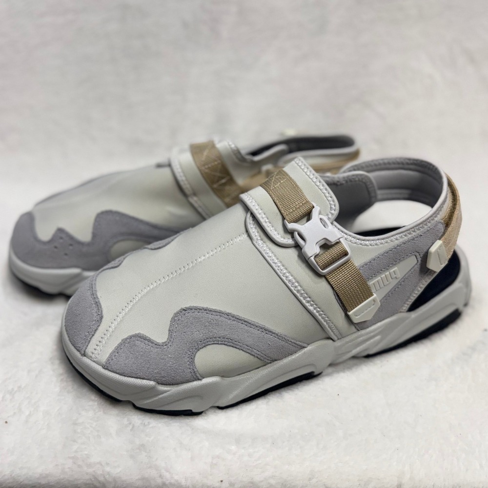 NIB Puma 13 Trinomic Sandal Harbor Mist Grey Retro Luxury Athleisure Streetwear